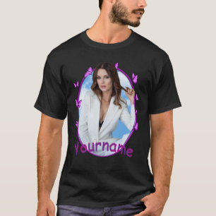 Op maat gemaakte vintage vlinderframe shirt uit de