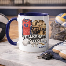 Op maat gemaakte volleybalmoeder foto cadeau