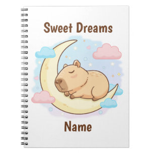 Op Maat Gemaakte Zoete Dromen Capybara Notitieboek