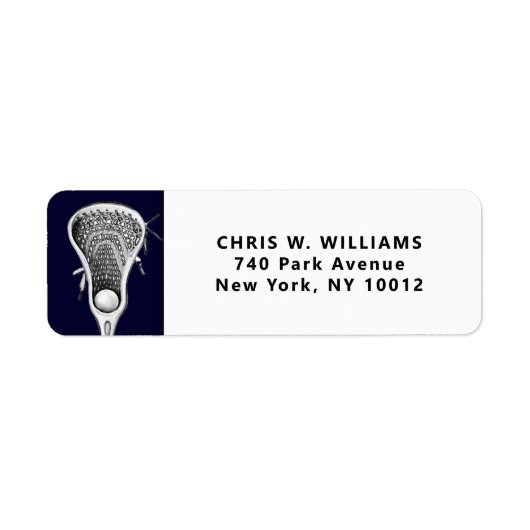 op maat gesneden cadeauideeën voor lacrosse etiket (Voorkant)