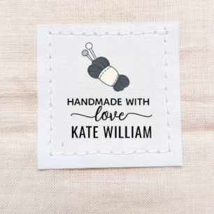 Op maat gesneden en genaaid Handgemaakt met liefde Grosgrain Lint