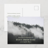 op maat gesneden uitnodiging voor de oude Hallowee (Voorkant / Achterkant)