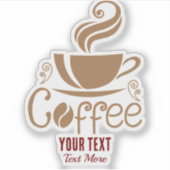 Op maat gesneden vinyl sticker (Voorkant)