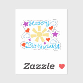 Op maat gesneden vinyl sticker