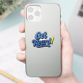 Op maat gesneden vinyl sticker (Telefoon)