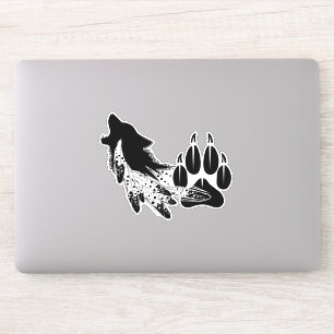 Op maat gesneden vinyl Sticker - Littlewolf- Scott
