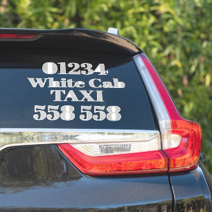 Op maat gesneden vinyl sticker - Private Taxi