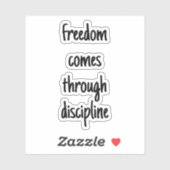 Op maat gesneden vinyl sticker van Freedom (Vel)