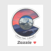 Op maat gesneden Vinyl Winterpark Sticker (Vel)