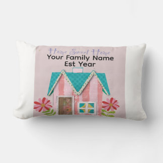 Op maat The Signature Whimsy (Roze & Turkoois) Kussen