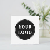 op maat, uniek, strak & minimalistisch bedankkaart (Staand voorkant)