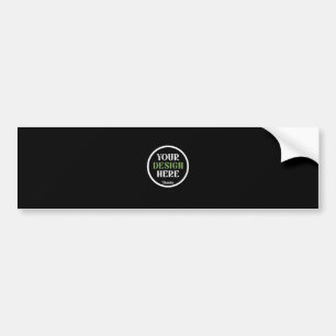 op maat, uniek, strak & minimalistisch bumpersticker