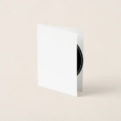 op maat, uniek, strak & minimalistisch folie kaarten (Voorkant)