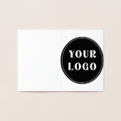 op maat, uniek, strak & minimalistisch folie kaarten (Binnen)