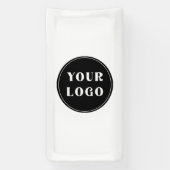 Op maat, uniek, strak & minimalistisch spandoek (Verticaal)