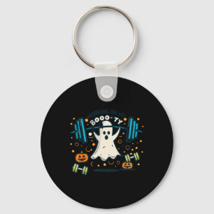 Op mijn Booty Funny Booty Halloween Ghost Workout Sleutelhanger
