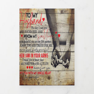 Op mijn Cadeau voor man en vrouw Nieuwe liefdadi Drieluik Aankondiging