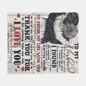 Op mijn Cadeau voor mannen | Cute Quottes Gift | Fleece Deken (Voorkant (Horizontaal))