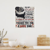 Op mijn Cadeau voor mannen | Cute Quottes Gift | Poster (Keuken)