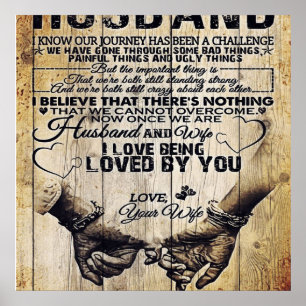 Op mijn Cadeau voor mannen Cute Quottes Gift Poster