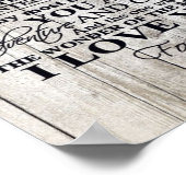 Op mijn debetkaart | Liefde brief aan hem | Poster (Hoek)