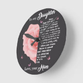 Op mijn dochter ronde klok (Hoek)