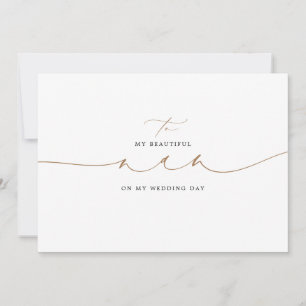 Op mijn huwelijksdag legant