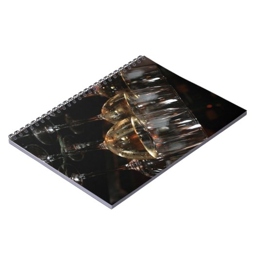 Op mijn leeftijd heb ik een wijnbril nodig notitieboek (Linkerzijde)