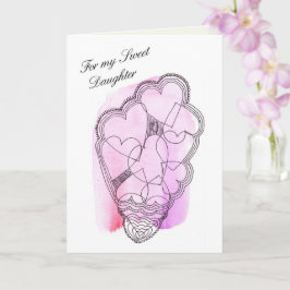 Op mijn lieve dochter, een Valentijn Kaart