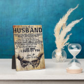 Op mijn man | Birthday Gift aan Husband | Fotoplaat (Zijkant)