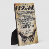 Op mijn man | Birthday Gift aan Husband | Fotoplaat (Zijkant)