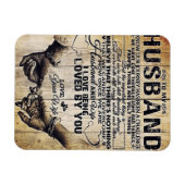 Op mijn man | Birthday Gift aan Husband | Magneet (Horizontaal)