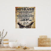 Op mijn man | Birthday Gift aan Husband | Poster (Keuken)