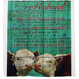 Op mijn man | Cadeau van de familie Cute Douchegordijn