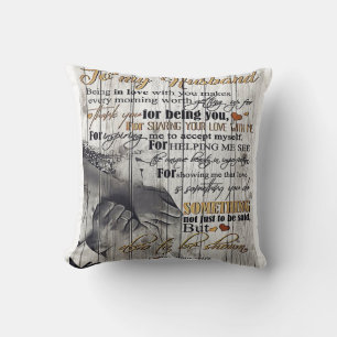Op mijn man House Decoration Gift Kussen