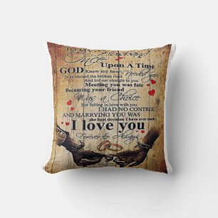 Op mijn man Lovely Husband Gift Kussen