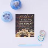 Op mijn man | Mijn Husband Gift | Brief voor hem | Flyer (Enkel)