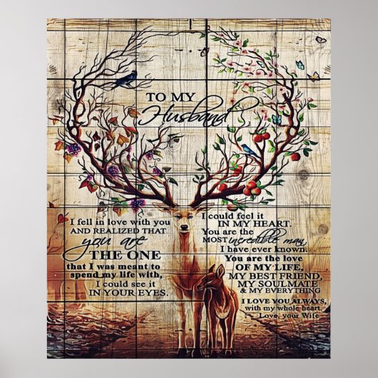 Op mijn man | Perfect cadeau voor de man Poster (Voorkant)