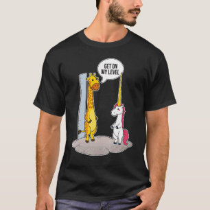 Op mijn niveau Giraffe T-shirt