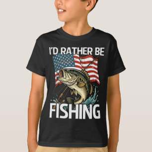 Op mijn rug zou ik grappig bassangelen humor hebbe t-shirt