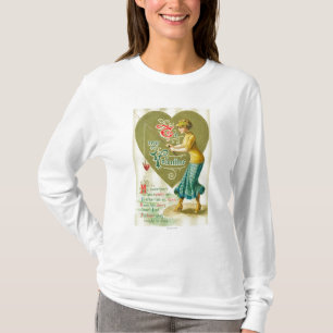 Op mijn Valentijn vrouw T-shirt