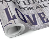 Op mijn vrouw | Love Canvas Cadeaupapier (Rol Hoek)