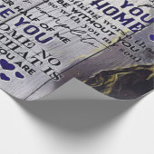 Op mijn vrouw | Love Canvas Cadeaupapier (Hoek)