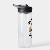 Op mijn wurst gedrag Oktoberfest grappig Waterfles (Rechts)