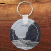 Op mijn zoon sleutelhanger (Voorkant)