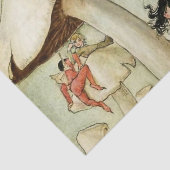 Op Mushroom Hill door Florence Anderson Tissuepapier (Detail)