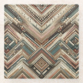 Op naar de aarde II Glazen Onderzetter (Voorkant)