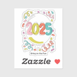 Op naar de fun 2025 sticker
