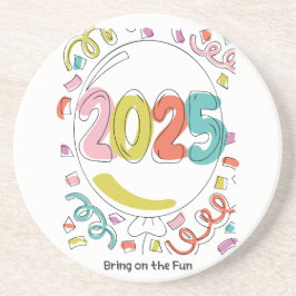 Op naar de fun 2025 zandsteen onderzetter