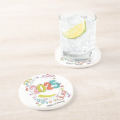 Op naar de fun 2025 zandsteen onderzetter (Zijkant)